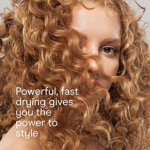 INFINITI PRO CONAIR Hair Dryer with Innovative Diffuser, Enhances Curls and Waves While Reducing Frizz, Dark Blue thumbnail 5