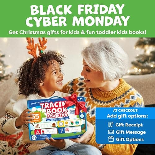 Preschool Learning Activities - Tracing Books for Kids Ages 3-5 - Toddler Handwriting Practice - Letter Tracing for Kids Preschool Kindergarten 3-4, 4-5 - 3 year old boy gift - Gifts for Grandkids thumbnail 4