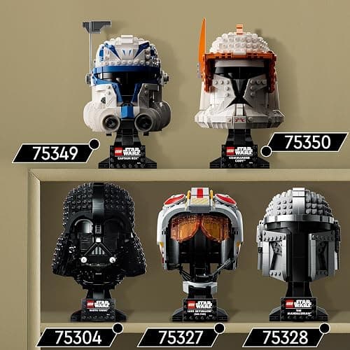 LEGO Star Wars Clone Commander Cody Helmet Collectible Set for Adults, The Clone Wars Memorabilia, Collection Gift Idea, Decor Display Model 75350 thumbnail 8
