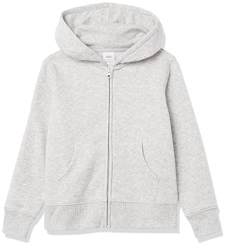 Amazon Essentials Girls and Toddlers' Fleece Zip-Up Hoodie Sweatshirt - Image 1