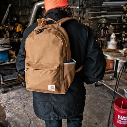 Carhartt 21L Classic Laptop Backpack, Water-Resistant Pack W/ 15" Laptop Sleeve and Organizational Compartments, Chalk thumbnail 2