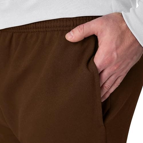 Hanes Men's EcoSmart Sweatpants, Athletic Lounge Pants with Pockets, Open Hem Bottom, Fleece Pants thumbnail 5