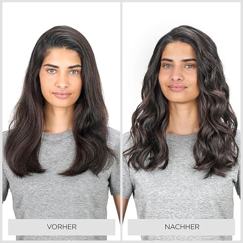 BaByliss 25mm Lockenstab – Satin Touch Beschichtung, 10 Wärmestufen, professionelles Styling-Tool mit integriertem Standfuß, Schwarz & Pink, C325E thumbnail 2