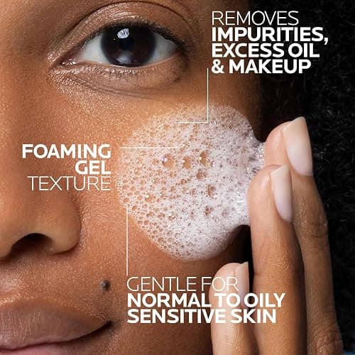 La Roche-Posay Toleriane Purifying Foaming Facial Cleanser, Oil Free Face Wash for Women & Men with Niacinamide + Ceramides, Pore Cleanser Safe For Sensitive Skin, Won’t Dry Out Skin, Soap Free thumbnail 4