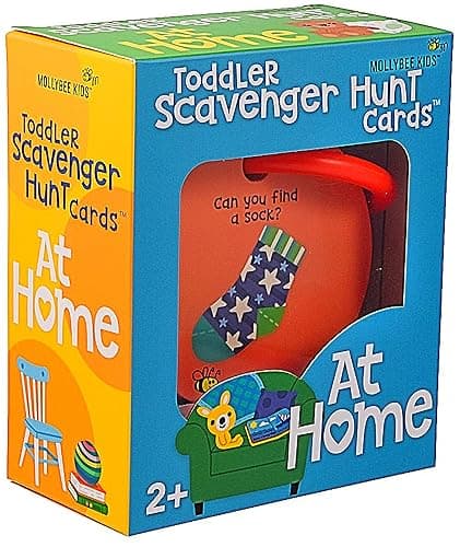 MOLLYBEE KIDS Toddler Scavenger Hunt Cards at Home, Toddler Activity, Ages 2, 3, Indoor Scavenger Hunt Game thumbnail 4