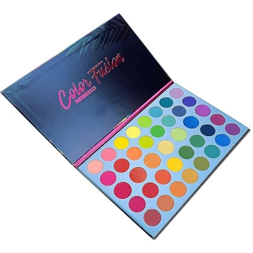 BestLand 39 Color Rainbow Eyeshadow Palette - Professional Makeup Matte Metallic Shimmer Eye Shadow Palettes - Ultra Pigmented Powder Bright Vibrant Colors Shades Cosmetics Set thumbnail 3
