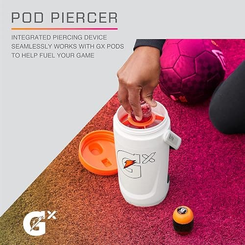 Gatorade Gx Performance Jug, 64oz, Leakproof, Non Slip Grip, Great for Athletes, Navy thumbnail 6