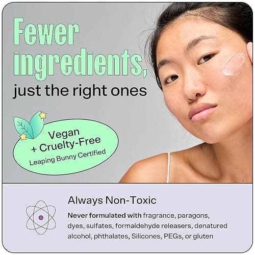 Bubble Skincare Soft Launch Cream Cleanser - Hydrating Facial Cleanser for Dry Skin - Foaming Face Wash Enriched with Avocado Oil to Soothe + Nourish Without Stripping Essential Moisture (4.2 fl oz) thumbnail 2