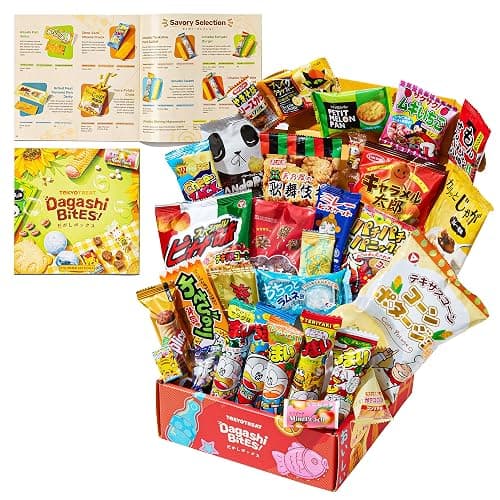 TokyoTreat Japanese Snack Box – 30 Assorted Japanese Snacks & Dagashi Candy, Individually Wrapped Treats - Image 1