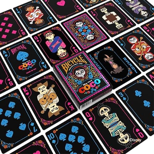 Bicycle Disney Coco Collectible Standard 52 Deck of Cards, Poker Size, Gifts, Family & Kids Card Game Night thumbnail 5