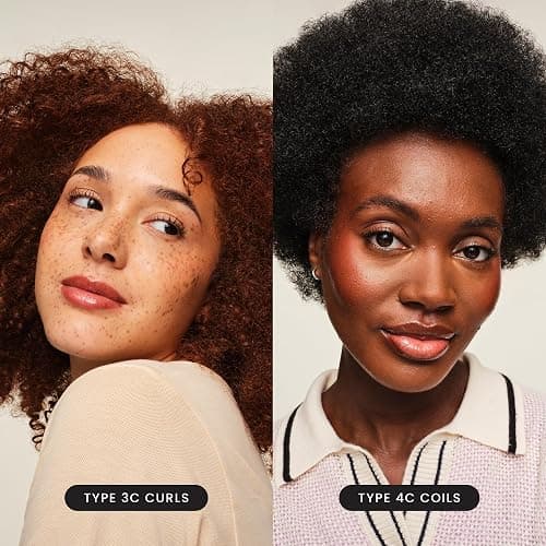 Tangle Teezer Naturally Curly Ultimate Detangler Hairbrush for 3C-4C Curly Coily Hair - Two-Tiered Teeth Define Curls & Reduce Frizz - Mango & Pink - Mango & Pink thumbnail 8
