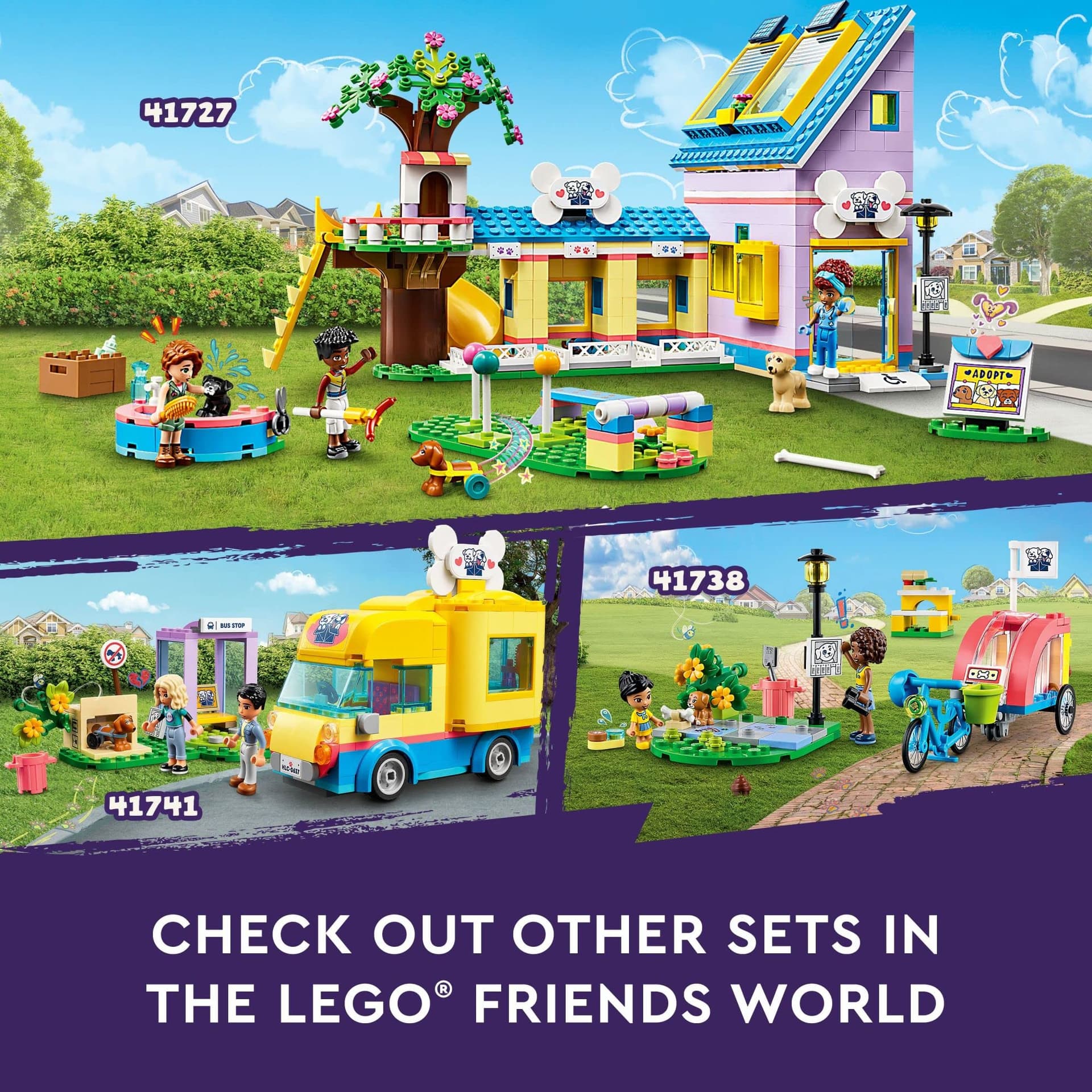 LEGO Friends Dog Rescue Center 41727 Building Toy Set for Kids, Boys, and Girls Ages 7+ (617 Pieces) thumbnail 5