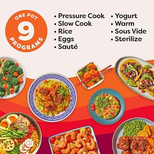 Instant Pot Duo Plus 9-in-1 Multicooker, Pressure Cooker, Slow Cook, Rice Maker, Steamer, Sauté, Yogurt, Warmer & Sterilizer, Includes App With Over 800 Recipes, Stainless Steel, 6 Quarts thumbnail 4