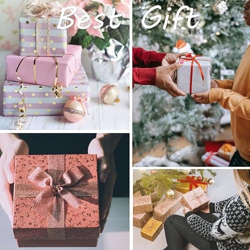Famassi Rose Gold Desk Accessories，Office Supplies Set Acrylic Stapler Set Staple Remover, Tape Holder, 2 Ballpoint Pen, Scissor, Binder/Paper Clips and 1000pcs Staples. thumbnail 7