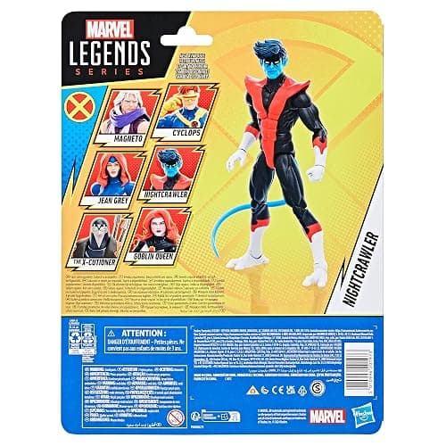 Marvel Legends Series Nightcrawler, X-Men ‘97 Collectible 6-Inch Action Figure thumbnail 3