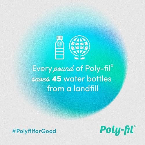 Fairfield The Original Poly-Fil, Premium Polyester Fiber Fill, Soft Pillow Stuffing, Stuffing for Stuffed Animals, Toys, Cloud Decorations, and More, Machine-Washable Poly-Fil Fiber Fill, 32-ounce Bag thumbnail 5