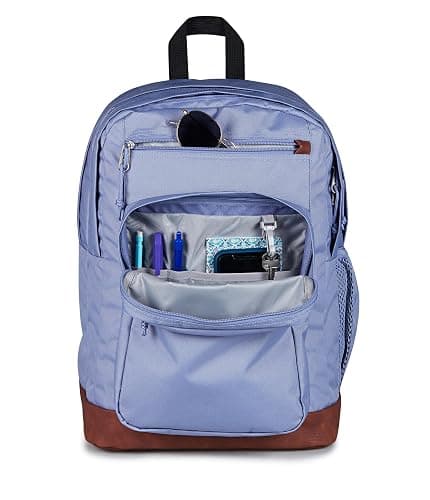 JanSport Cool Backpack with 15-inch Laptop Sleeve, Large Computer Bag Rucksack with 2 Compartments, Ergonomic Straps, Lavender Ash thumbnail 8