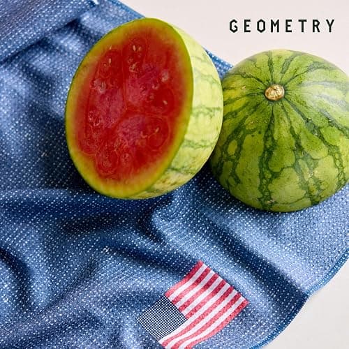 GEOMETRY Tea Towels – Patriotic Collection – Quick-Dry, Ultra-Absorbent, Reusable Microfiber Kitchen Towels for Drying & Cleaning - Old Glory - 2 Pack thumbnail 8