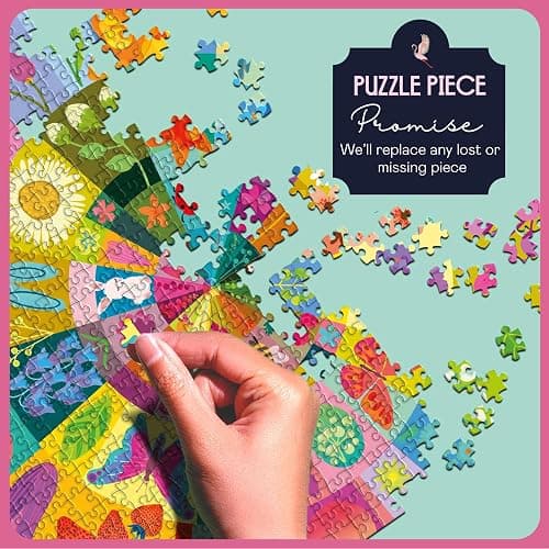 Elena Essex Puzzles 1000 Pieces - Spring Wheel, Jigsaw Puzzles 1000 Pieces, Spring Puzzle, Color Spring Summer Flower, Size 28 x 20 inches thumbnail 7