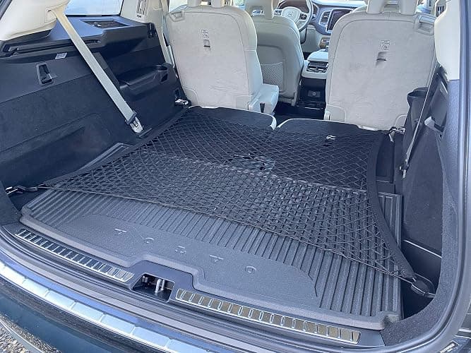 Floor Style Trunk Mesh Cargo Net for Volvo XC90 2015-2025 - Car Accessories - Premium Trunk Organizer and Storage - Cargo Net for SUV- Vehicle Carrier Organizer for Volvo XC 90 thumbnail 4