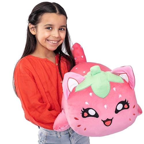 Aphmau MeeMeow Jumbo Plush; Strawberry Jumbo Plush, YouTube Gaming Channel, Official Merch thumbnail 5