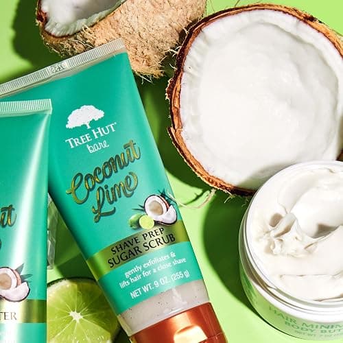 Tree Hut Bare Shave Prep Sugar Scrub, 9oz, Essentials for Soft, Smooth, Bare Skin thumbnail 3