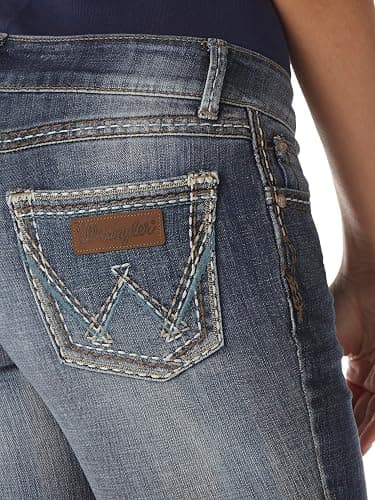Wrangler Ladies Retro Sadie Boot Cut Jeans thumbnail 5