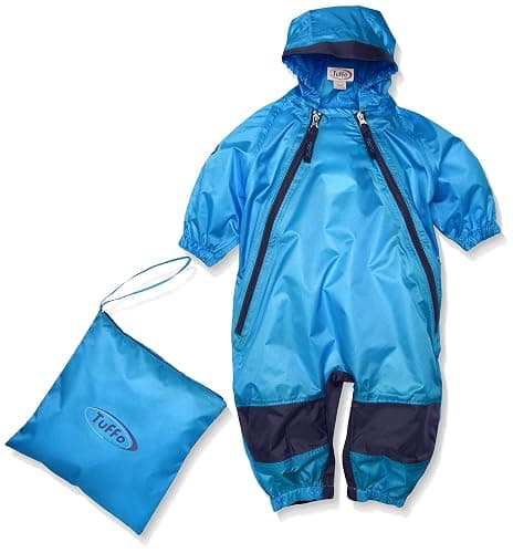 Tuffo Unisex Baby Infant Muddy Buddy Coverall, Blue, 18 Months - Blue - 18 Months - Coverall - Image 1