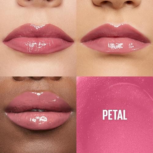 Maybelline Lifter Gloss, Hydrating Lip Gloss with Hyaluronic Acid, High Shine for Plumper Looking Lips, Petal, Warm Pink Neutral, 0.18 Ounce | Hydrating Lip Gloss thumbnail 2