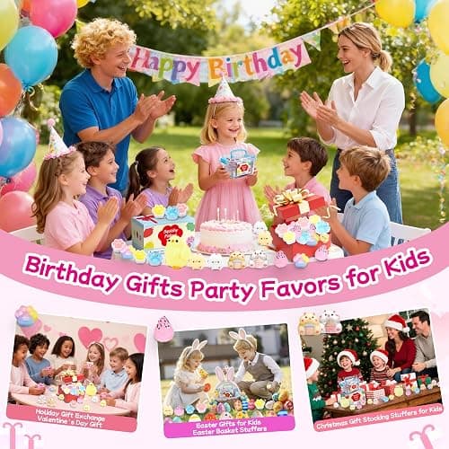 10 Pack Taba Squishy Toys kit with Toy Box & Cute Stickers, Kawaii taba Squishies Stress Relief Toys Party Favors for Kids 4-8 8-12, Squishy Fidget Toys for Kids , Birthday Gifts Toys for Girls 8-10 thumbnail 6