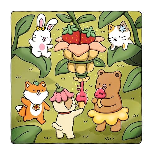 Fuzzy Tales: Fairycore Coloring Book for Adults & Teens Featuring Adorable Animals Characters (Fuzzy Friends Coloring) thumbnail 5