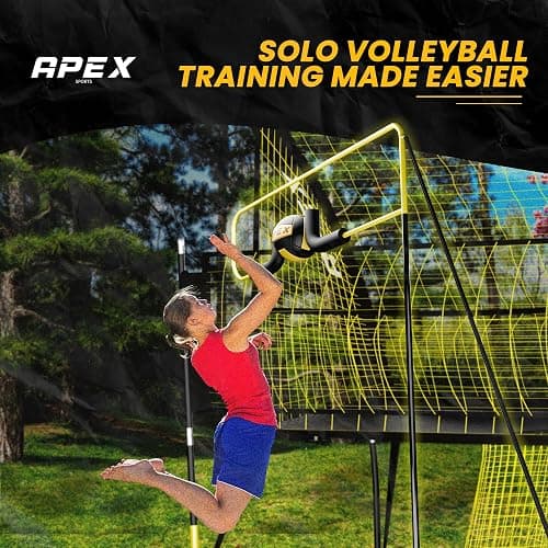 Apex Sports Volleyball Spike Trainer – Adjustable Solo Practice Station for Hitting & Spiking – Durable 25lb Base, Easy Ball Reload – Indoor/Outdoor Training Aid for All Skill Levels thumbnail 7