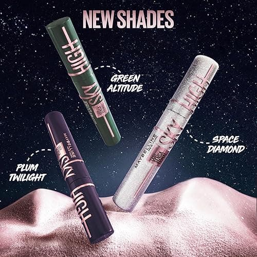 Maybelline Lash Sensational Sky High Washable Mascara Makeup, Volumizing, Lengthening, Defining, Curling, Multiplying, Buildable Formula, Blackest Black, 1 Count - BLACKEST BLACK - 0.24 Fl Oz (Pack of 1) thumbnail 6