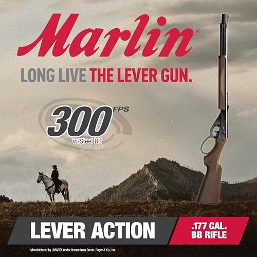 Umarex Marlin Lever Action Rifle .177 Caliber BB Gun Air Rifle thumbnail 4