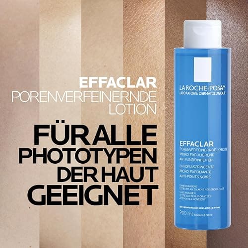 La Roche Posay Effaclar, Lozione Astringente, Per Pelli Grasse e a Tendenza Acneica, Azione Lenitiva, Minimizza i Pori, Arricchita con Acido Salicilico e Acqua Termale, 200 ml thumbnail 4
