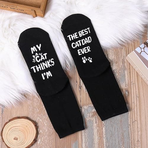 ZXGXLAW Birthday Gifts for Cat Dog Dad Cat Dog Mom,Funny Socks for Men Women Christmas Ideas,Crazy Gifts for Animal Lovers thumbnail 4