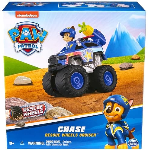 PAW Patrol: Rescue Wheels Chase’s Cruiser, Toy Truck with Projectile Launcher and Collectible Action Figure, Kids Toys for Boys & Girls Ages 3 and up thumbnail 9