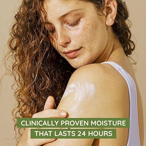 Aveeno Daily Moisturizing Body Lotion with Soothing Prebiotic Oat, Gentle Lotion Nourishes Dry Skin With Moisture, Paraben-, Dye- & Fragrance-Free, Non-Greasy & Non-Comedogenic, 12 fl. Oz - Fragrance Free - 12 Fl Oz (Pack of 1) thumbnail 4