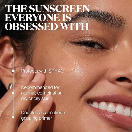 Supergoop! Unseen Sunscreen - SPF 40 - Invisible, Broad Spectrum Face Sunscreen + Makeup-Gripping Primer - Weightless, Scentless, Oil Free - For All Skin Types & Skin Tones - 1.7 fl oz thumbnail 2