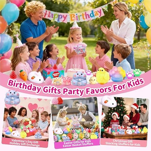 12Pack Taba Squishy Toys Kit -Squishy Fun Box- Squishy Fidget Squeeze Toys | taba Squishy Party Favors for Kids 8-12,cute Squishies Stress Relief Toys for Girls 6-8-10-12 Year Old Girls Birthday Gifts thumbnail 7