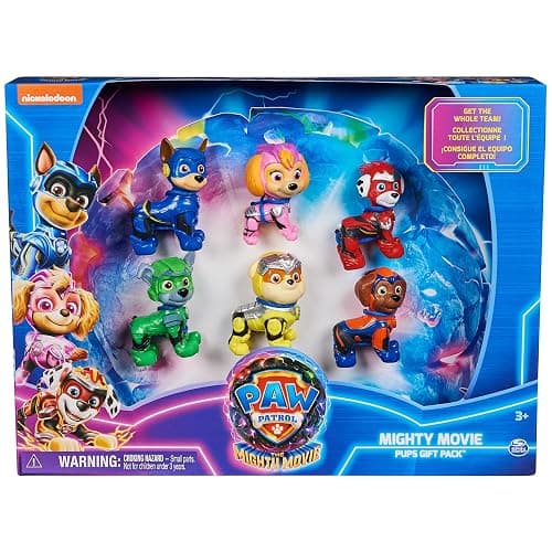 Paw Patrol: The Mighty Movie, Toy Figures Gift Pack, with 6 Collectible Action Figures, Kids Toys for Boys and Girls Ages 3 and up thumbnail 4