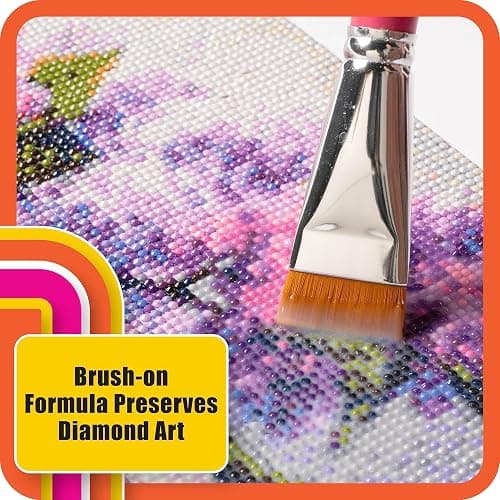 Mod Podge Diamond Top Coat, Premium All-in-One Glue, Sealer, and Finish Perfect for Preserving Diamond Puzzle Arts and Crafts Projects, CS27590 thumbnail 5