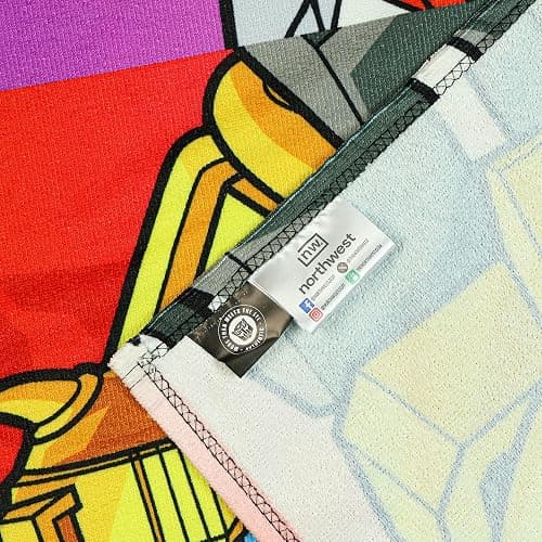 Transformers Beach Towel Autobot and Decepticon Panel 30"x60" Pool Bath thumbnail 7