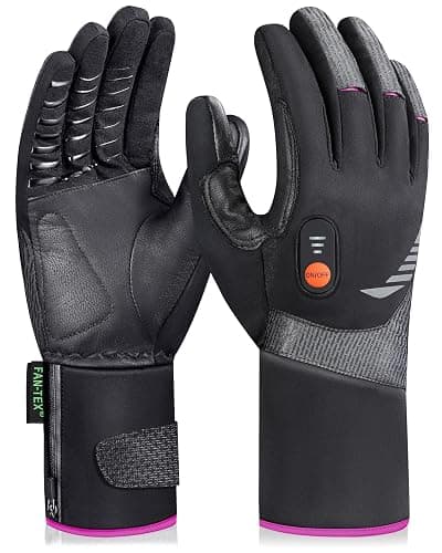 Heated Gloves for Men Women, Rechargeable Waterproof Heated Work Gloves with Arthritis Raynaud's Relief for Ski Golf Hiking Driving - Image 1