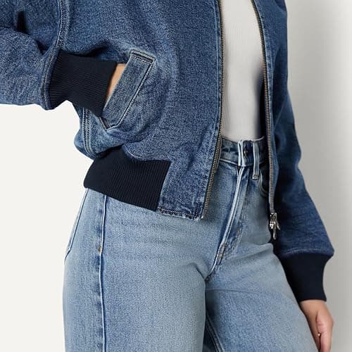 Amazon Essentials (Demi's Pick) Women's Relaxed-Fit Bomber Jacket thumbnail 4