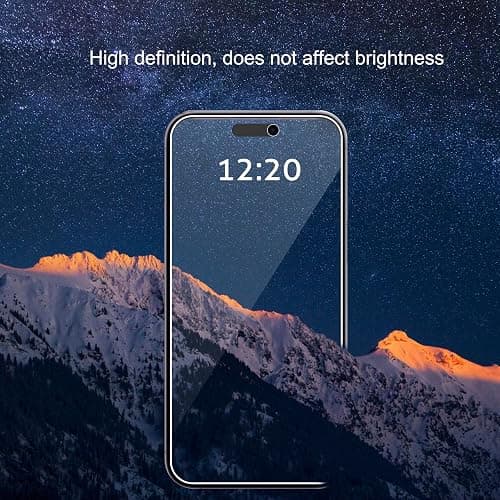 Ailun Privacy Screen Protector for iPhone 16 Plus/ 15 Plus/ 15 Pro Max 6.7 Inch 3 Pack Tempered Glass Anti Spy Private thumbnail 6
