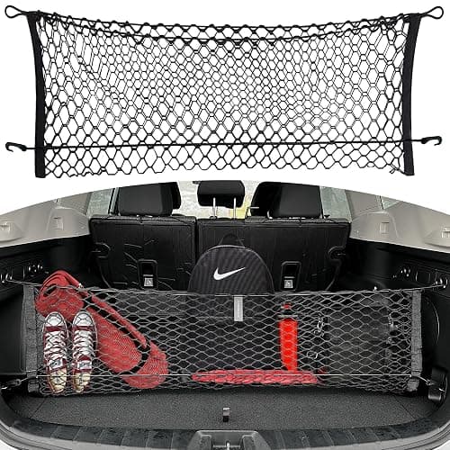 Envelope Style Automotive Elastic Trunk Mesh Cargo Net for Subaru Forester (SK) 2019-2026 - Premium Trunk Organizer and Storage - Luggage Net for SUV - Best Car Organizer for Subaru Forester - Image 1