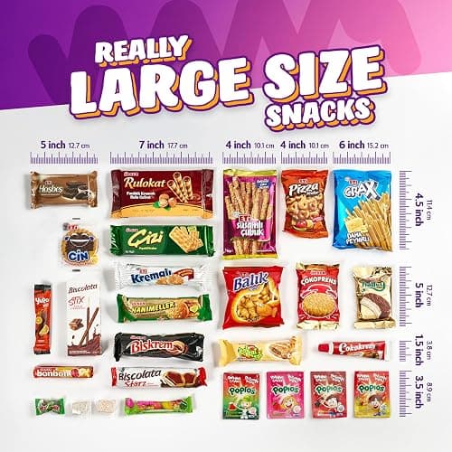 Eastanbul International Snack Box, Premium 25 Full-Size Foreign Snack Box, From Around The World International, Sweet, Savory, Chewy, Crunchy thumbnail 7
