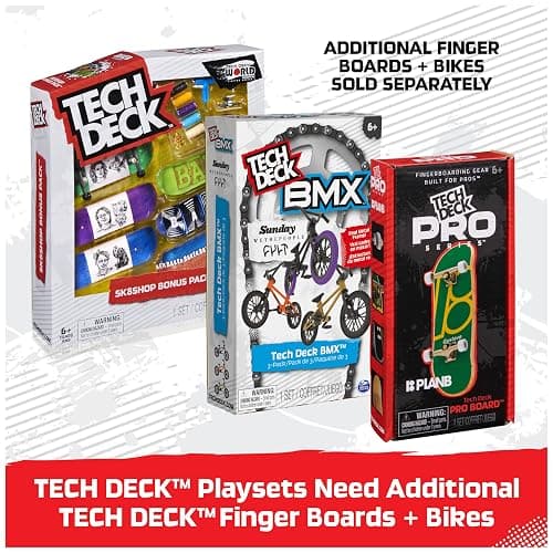 Tech Deck, Jump N’ Grind X-Connect Park Creator, Customizable and Buildable Ramp Set with Exclusive Fingerboard, Kids Toy for Ages 6 and up thumbnail 7