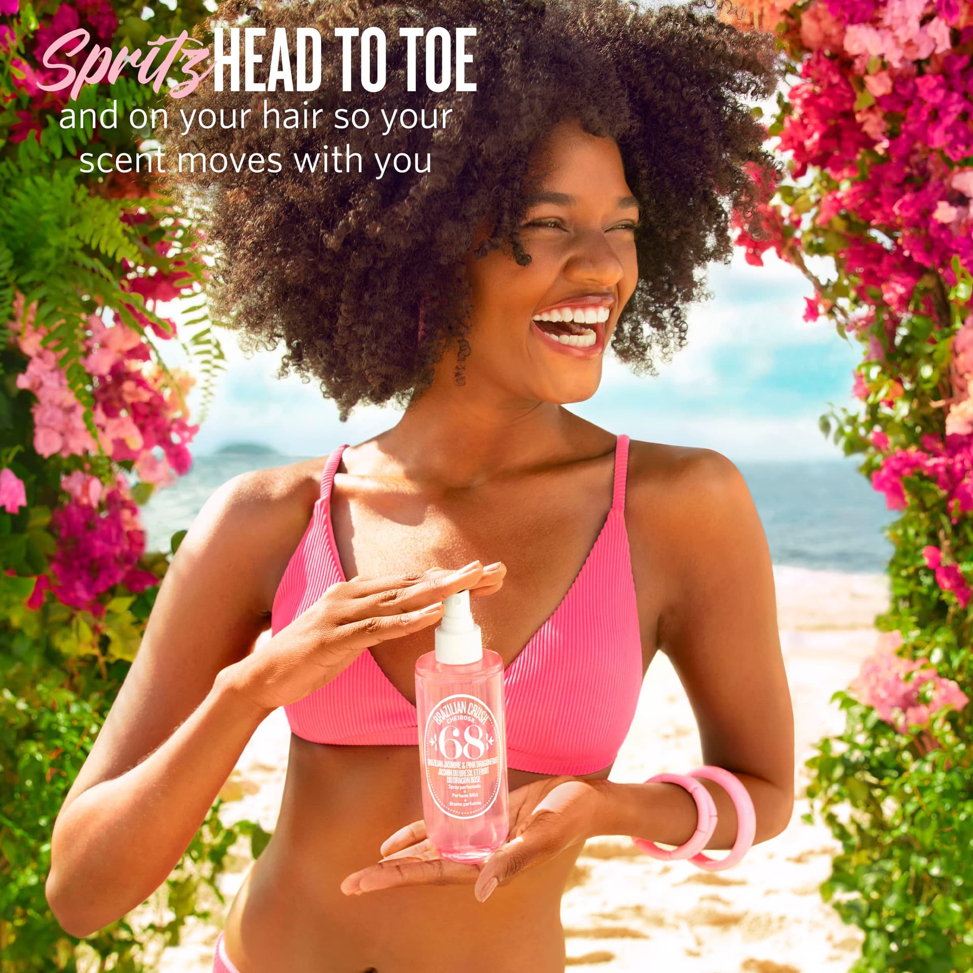 Sol de Janeiro Brazilian Crush Cheirosa 68 - Brazilian Jasmin and Pink DragonFruit For Women 8 oz Body Mist thumbnail 3